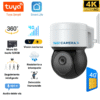 Mini Cámara de seguridad 4G tipo PTZ para exteriores 4MP App Tuya Smart / Smart Life