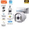Cámara de vigilancia Wifi Para Exteriores PTZ 5 MP 360°, Full color, App Tuya Smart / Smart Life