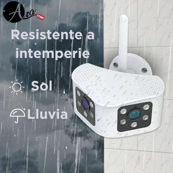 Cámara de seguridad panorámica exteriores doble lente gran angular App IPC360 Home - Imagen 3