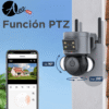 Cámara de seguridad 4G triple zoom óptico 10X lente tipo PTZ para exteriores App IPC 360 Home - Imagen 5