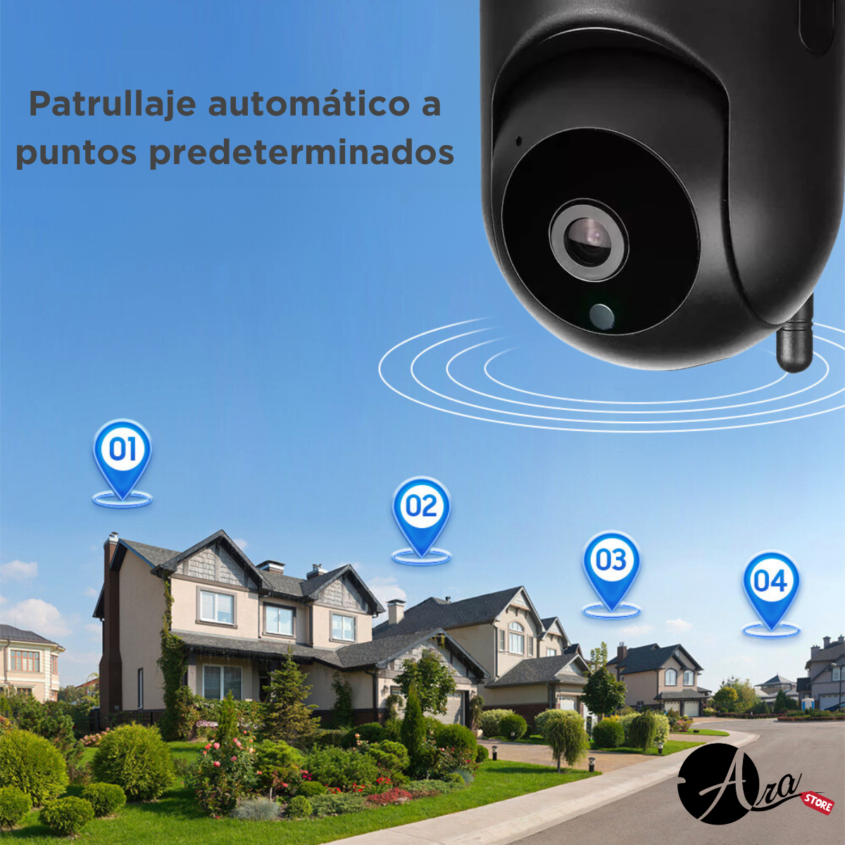 YI IOT-cámara PTZ de 5MP para uso en interiores, minicámara de