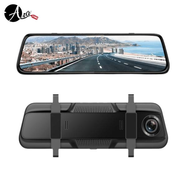 Cámara para carro en retrovisor full pantalla 2 en 1 - 4K UHD  Sistema ADAS - Imagen 2