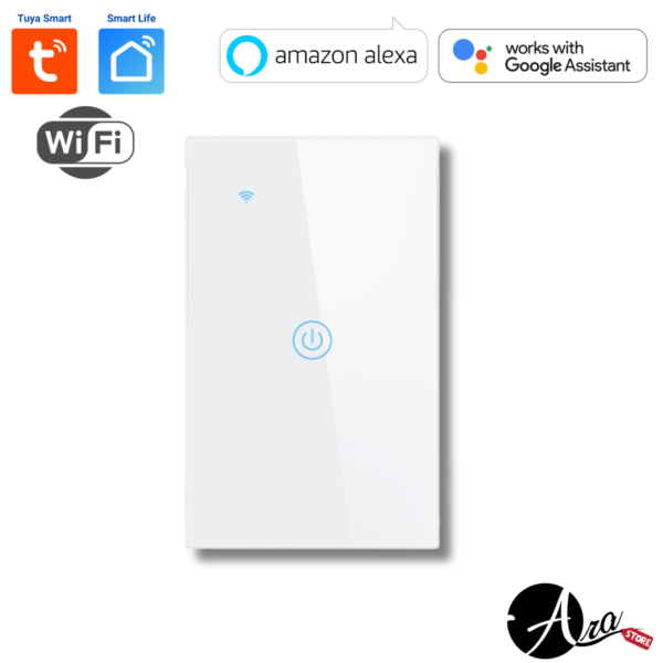 Apagador inteligente Wifi Híbrido 1 interruptor Tuya Smart / Smart Life - Imagen 2