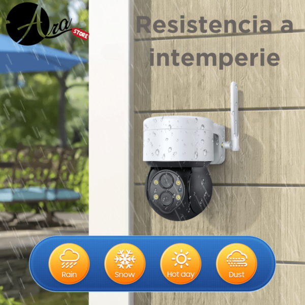 Cámara PTZ para exteriores doble lente zoom 10X óptico Progresivo App Tuya Smart - Imagen 5