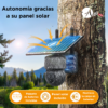 Cámara de Seguridad con Panel Solar Tipo PTZ 4G Doble lente Zoom 12X camuflajeada - Imagen 6