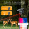 Cámara de Seguridad con Panel Solar Tipo PTZ 4G Doble lente Zoom 12X camuflajeada - Imagen 5