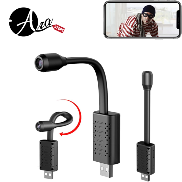Mini cámara usb de vigilancia WIFI Flexible - Imagen 3