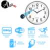 Reloj de pared con cámara oculta espía con conexión Wifi - Imagen 2