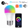 Bombillo inteligente RGB LED Wifi Dimeable Tuya Smart / Smart Life