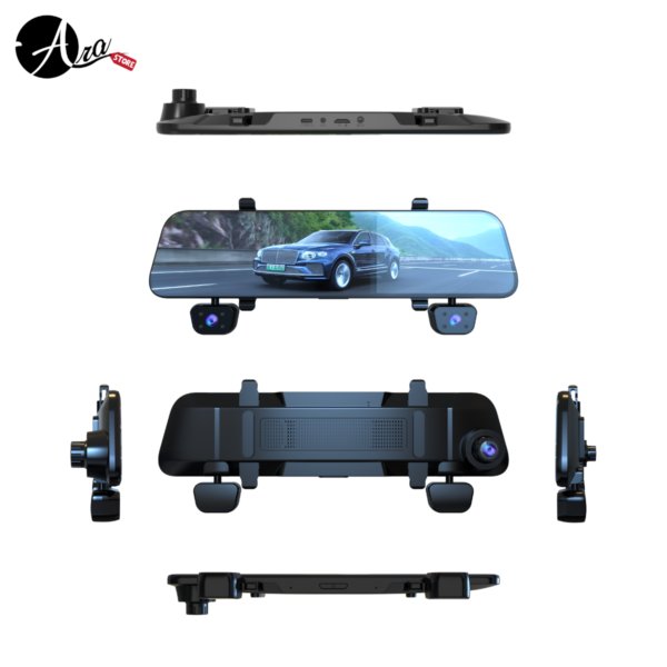 Dash Cam retrovisor Cámara cuádruple Full Pantalla Wifi 4 ángulos de grabación