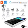 Alarma para casa inteligente Wifi / GSM Tuya Smart / Smart Life con panel táctil y tags RFID.