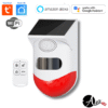 Alarma para casa inteligente Wifi Solar para exterior Tuya Smart / Smart Life