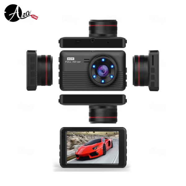 Cámara para carro frontal metálica 1080P.