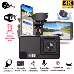 Cámara para carro con ADAS 4K inteligente Costa Rica