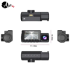 Dash cam doble lente 4K con grabación frontal y cabina - 4k HDR - Imagen 4