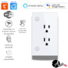 Tomacorriente inteligente Wifi doble Tuya Smart / Smart Life