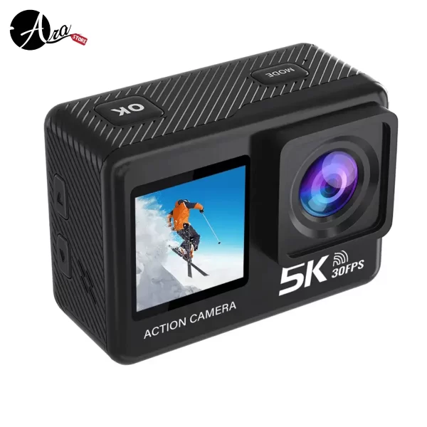 Cámara para Casco de moto / Cámara de Acción Deportiva 5K UHD+ Doble Pantalla - Imagen 5