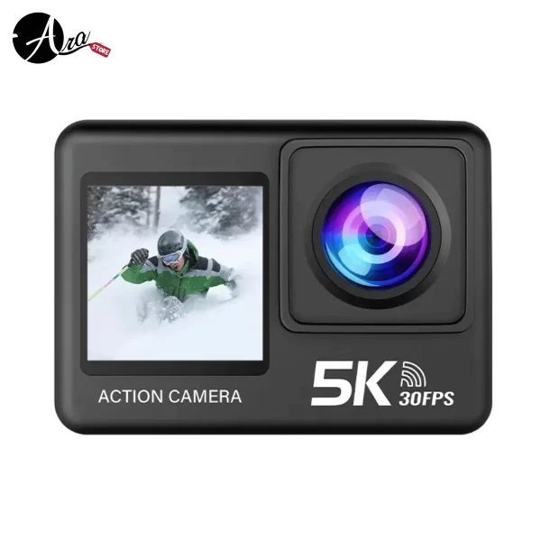 Cámara para Casco de moto / Cámara de Acción Deportiva 5K UHD+ Doble Pantalla - Imagen 4