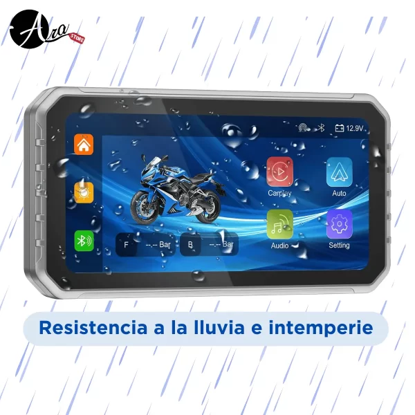 Cámara para moto android auto y Carplay inalámbrico grabación frontal y trasera. - Imagen 6
