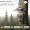 Cámara Trampa 4G con Panel Solar Para Exterior - 3MP, App Ubox