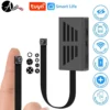Mini cámara espía Tuya Smart tipo tira, con conexión WiFi, diseño ultra delgado y monitoreo remoto para vigilancia discreta