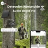 Cámara de vigilancia Solar Tipo PTZ Conectividad Wifi y 4G Camuflajeada 3MP - Imagen 4