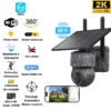 Cámara de seguridad Solar Tipo PTZ Conectividad Wifi y 4G Camuflajeada 3MP