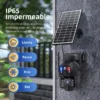 Cámara de vigilancia metálica doble lente con panel solar Wifi o 4G - Imagen 4