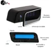 Reloj de Mesa con Cámara Oculta espía WiFi - Vigilancia Discreta 1080p - Imagen 3