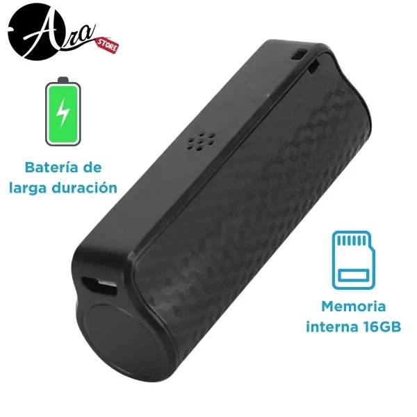 Grabadora de voz espía ultra compacta con batería de larga duración - Imagen 2