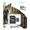 Memoria microsd para cámaras Kingston de 64GB