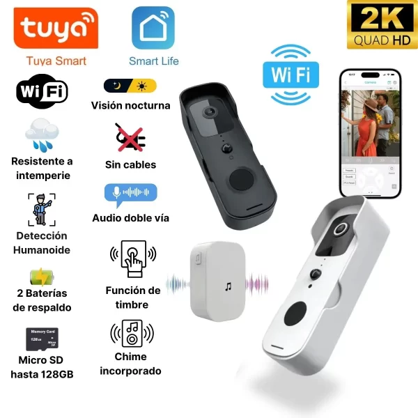 Videoportero WiFi para seguridad de casa en CR