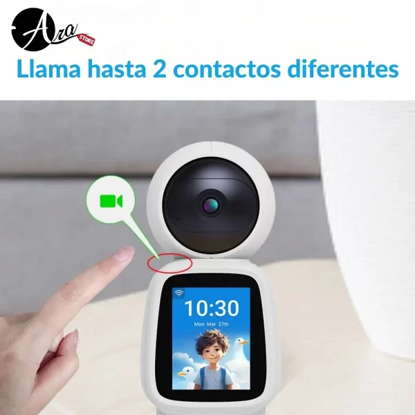 Cámara de Seguridad PTZ con Pantalla WiFi