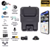 Dash cam con GPS de 3 camaras monitoreo remoto
