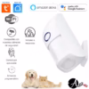Sensor de movimiento PIR WiFi con inmunidad para mascotas montado en pared.